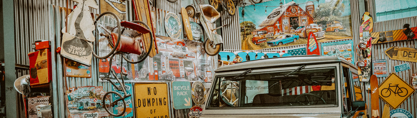 Retro Automotive Wall Art