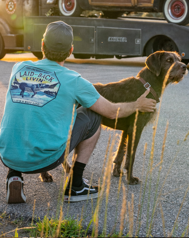Flintstone Blk Lab Hammock T-Shirt - Laid-Back