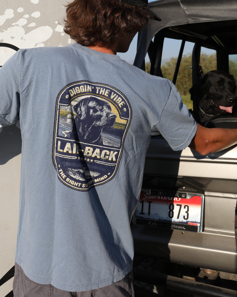Foxhill Black Lab T-Shirt - Laid-Back
