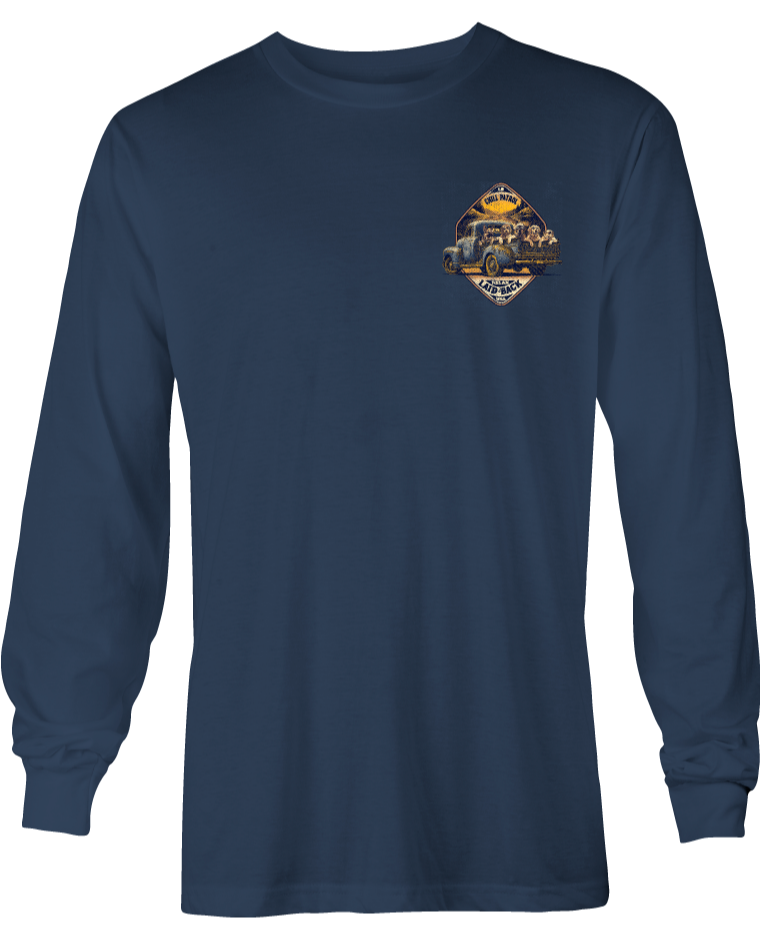 Harvest Truck Dogs Lake Long Sleeve T-Shirt