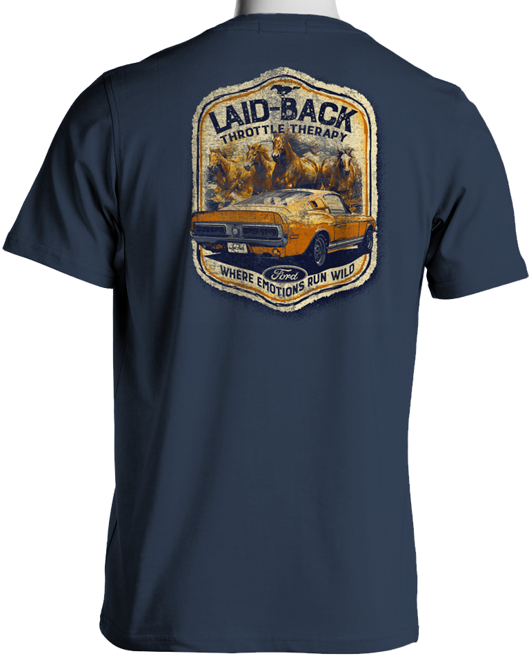 Soundtrack 66 Mustang Fastback T-Shirt - Laid-Back