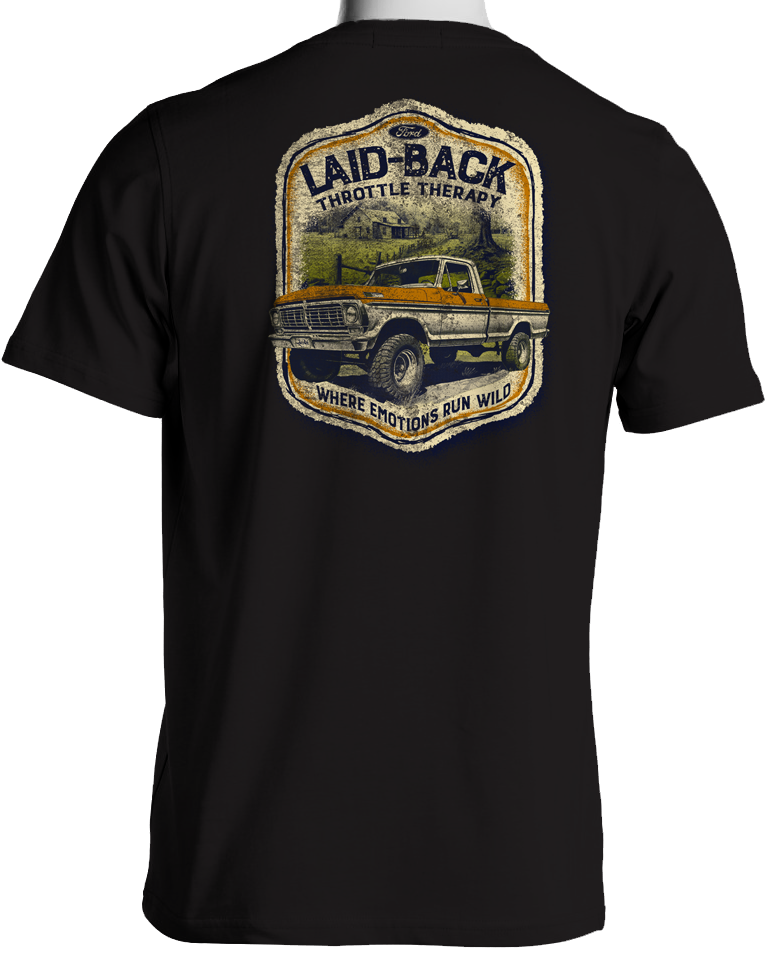 Soundtrack 70 Ford Truck T-Shirt - Laid-Back