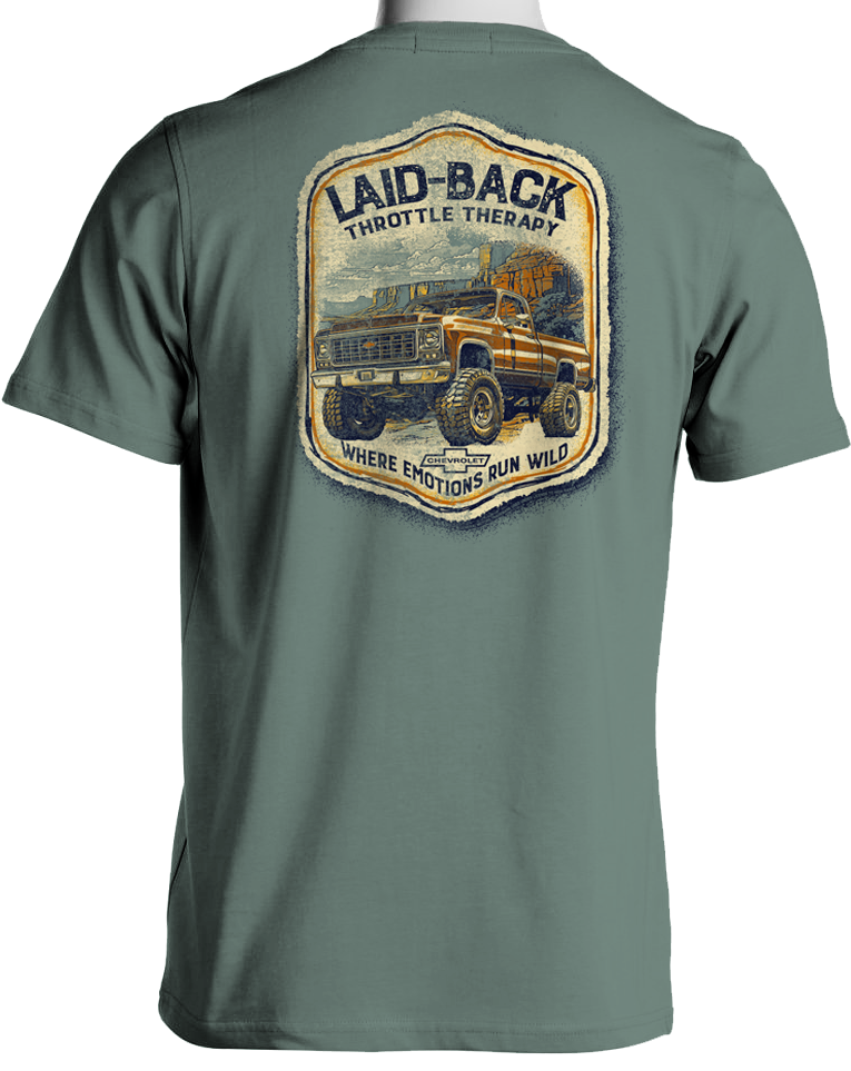 Soundtrack 80 Chevy Truck T-Shirt - Laid-Back