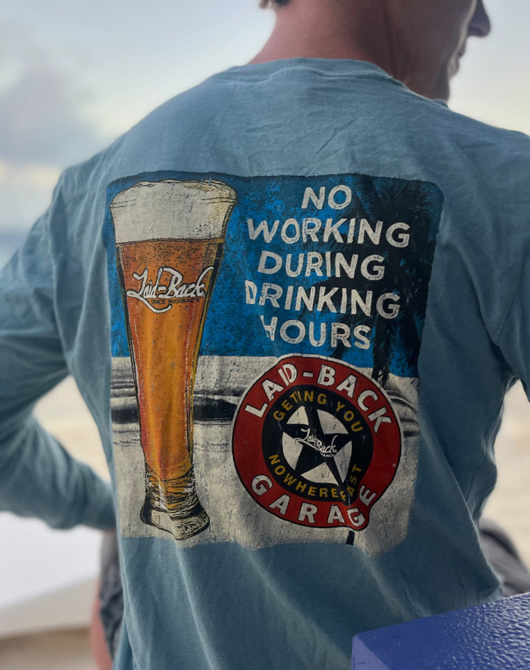 Motorway Beer Long Sleeve T-Shirt - Laid-Back