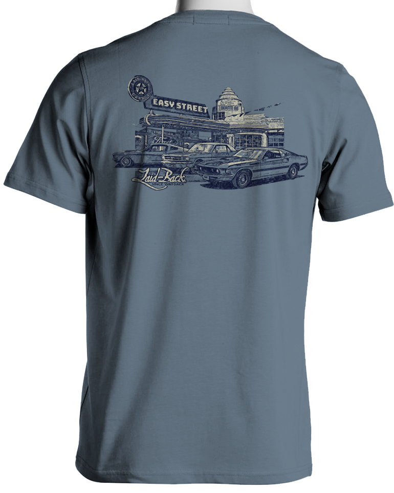 Easy Street Gas Mustang T-Shirt - Laid-Back