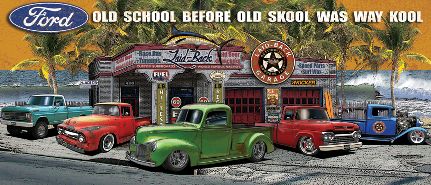 old ford trucks