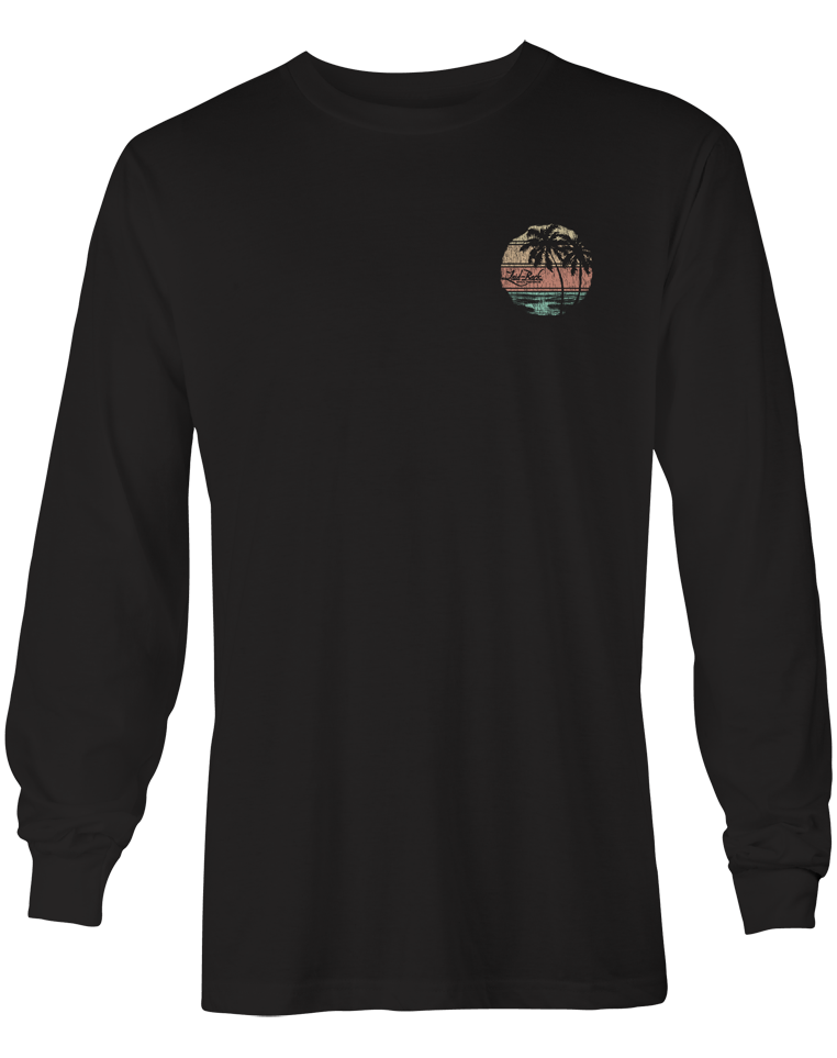 Arcade Palm Long Sleeve T-Shirt - Laid-Back