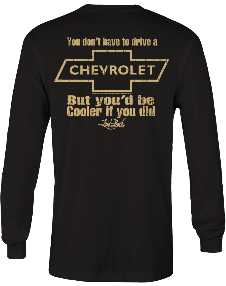 Cooler Chevy Long Sleeve T-Shirt - Laid-Back