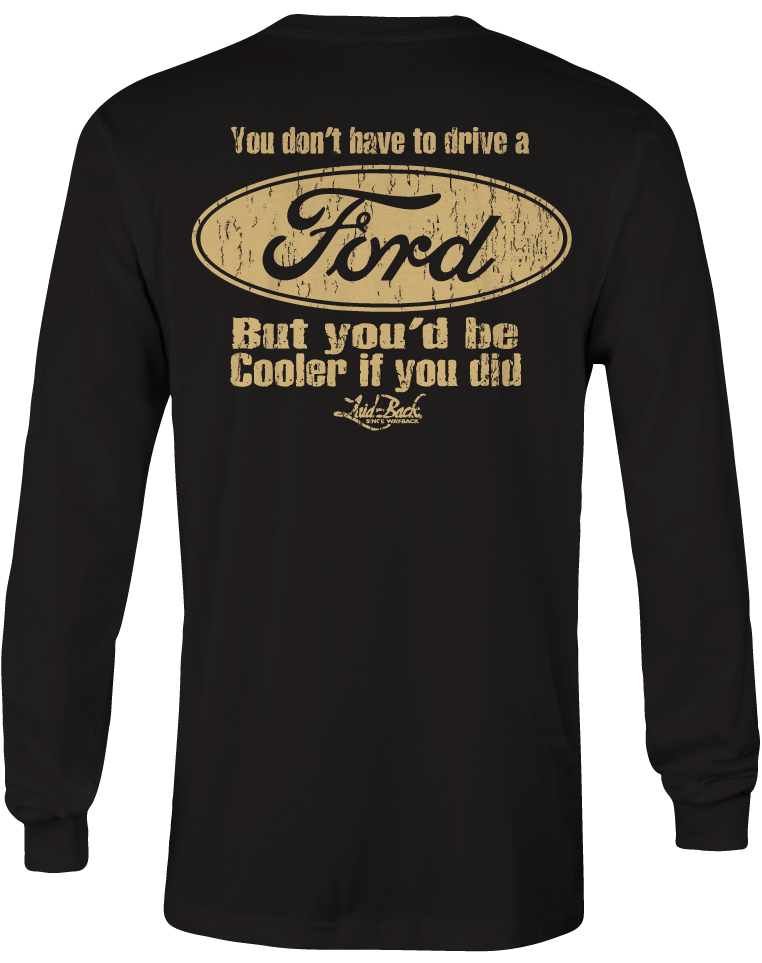 Cooler Ford Long Sleeve T-Shirt - Laid-Back