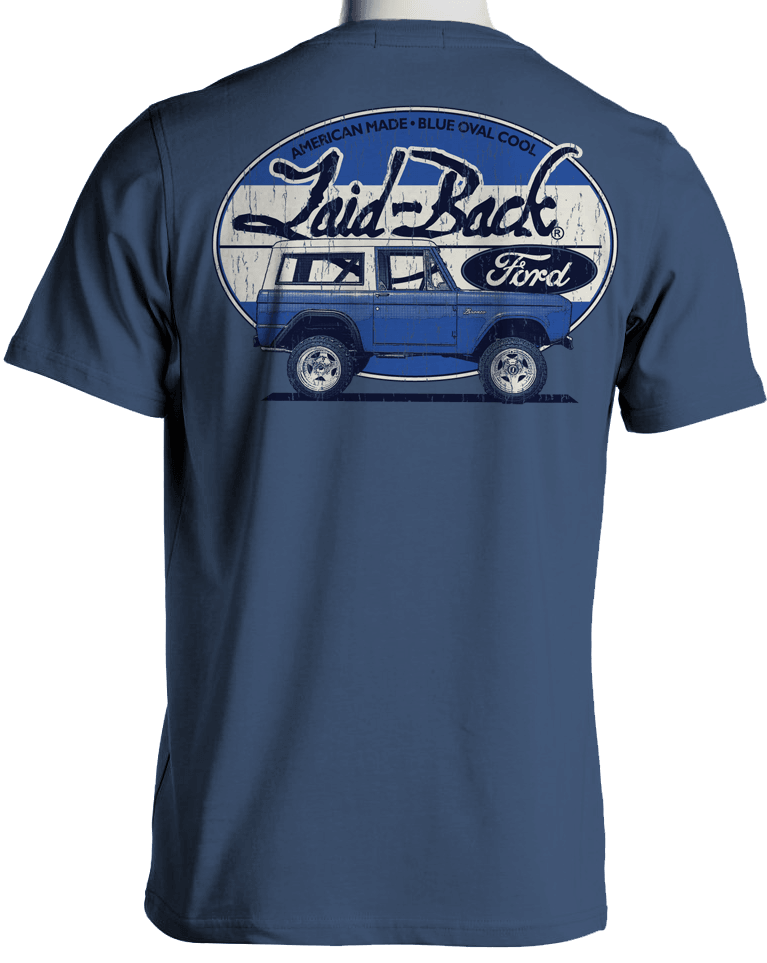 Motown 72 Bronco T-Shirt | Retro Ford Bronco Tee by Laid-Back USA 4XL