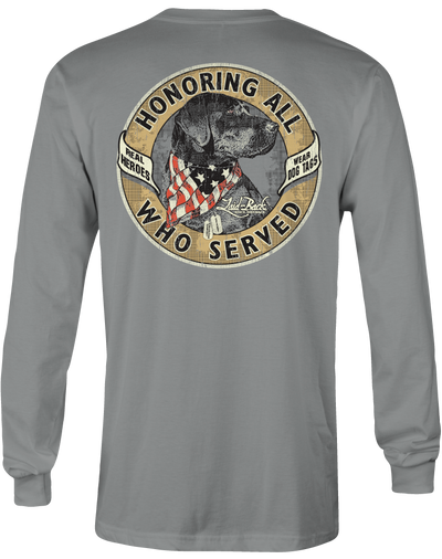 Industry Dog Tags Long Sleeve T-Shirt - Laid-Back