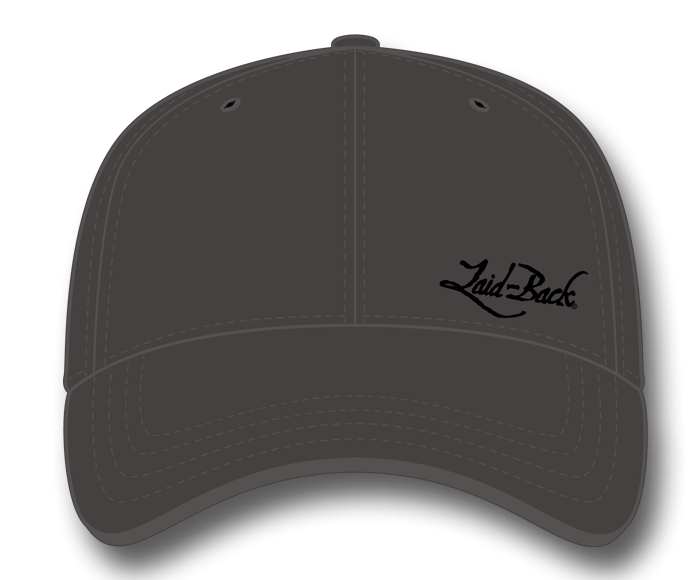 Simple Laid-Back Embroidered Flex Hat-Dark Grey - Laid-Back