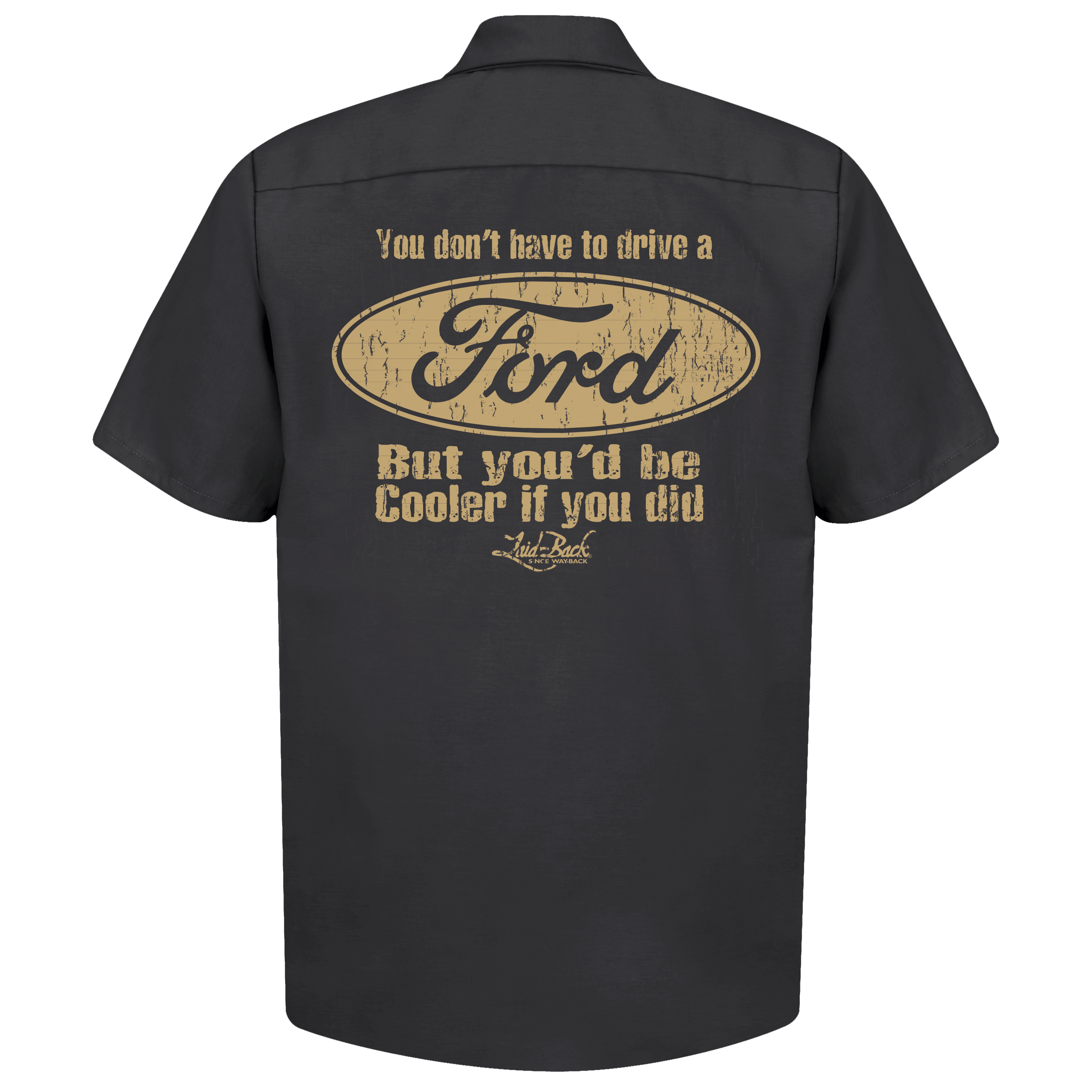 Cooler Ford Mechanic Shirt - Laid-Back