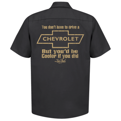 Cooler Chevy Mechanic Shirt - Laid-Back