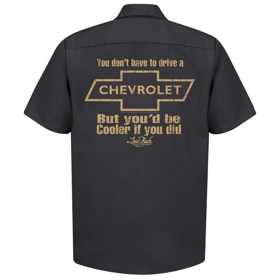 Cooler Chevy Mechanic Shirt - Laid-Back