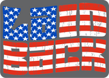 Stars and Stripes Die Cut Sticker