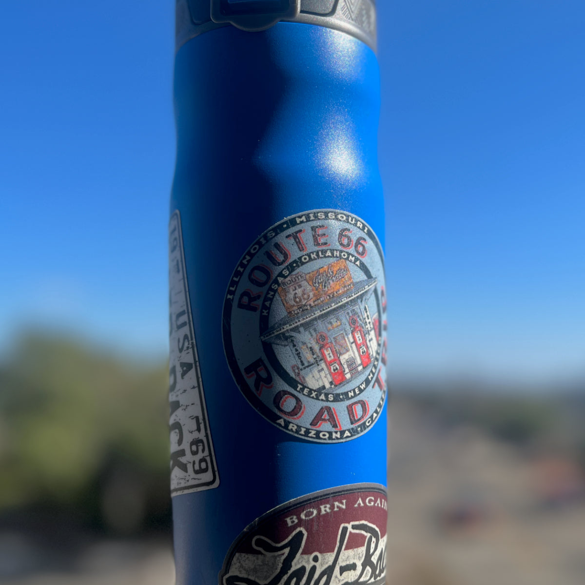 Alpha 66 Sticker Alpha Route 66 Sticker | Die-Cut Road Trip Decal by Laid-Back