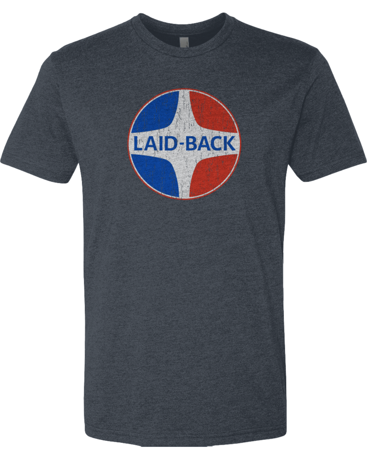 Americana T-Shirt | Vintage Red White & Blue American Tee by Laid-Back