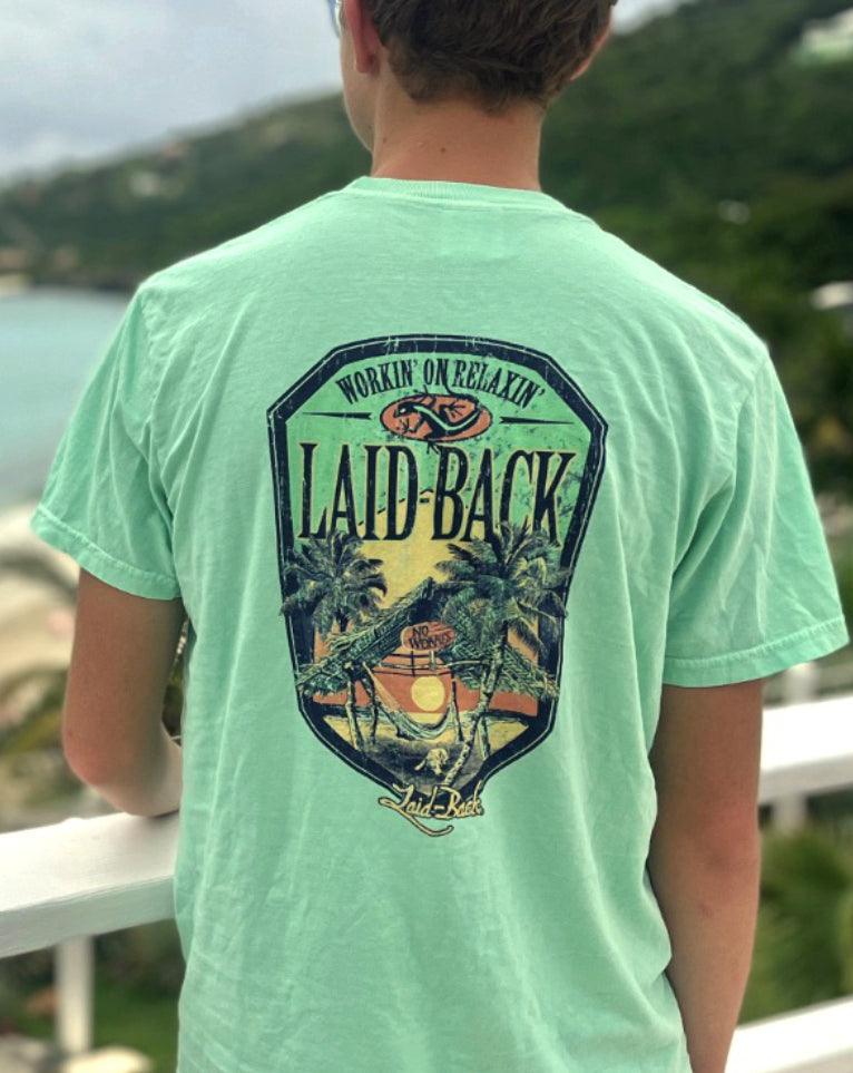 Blast Beach Hut T-Shirt - Laid-Back