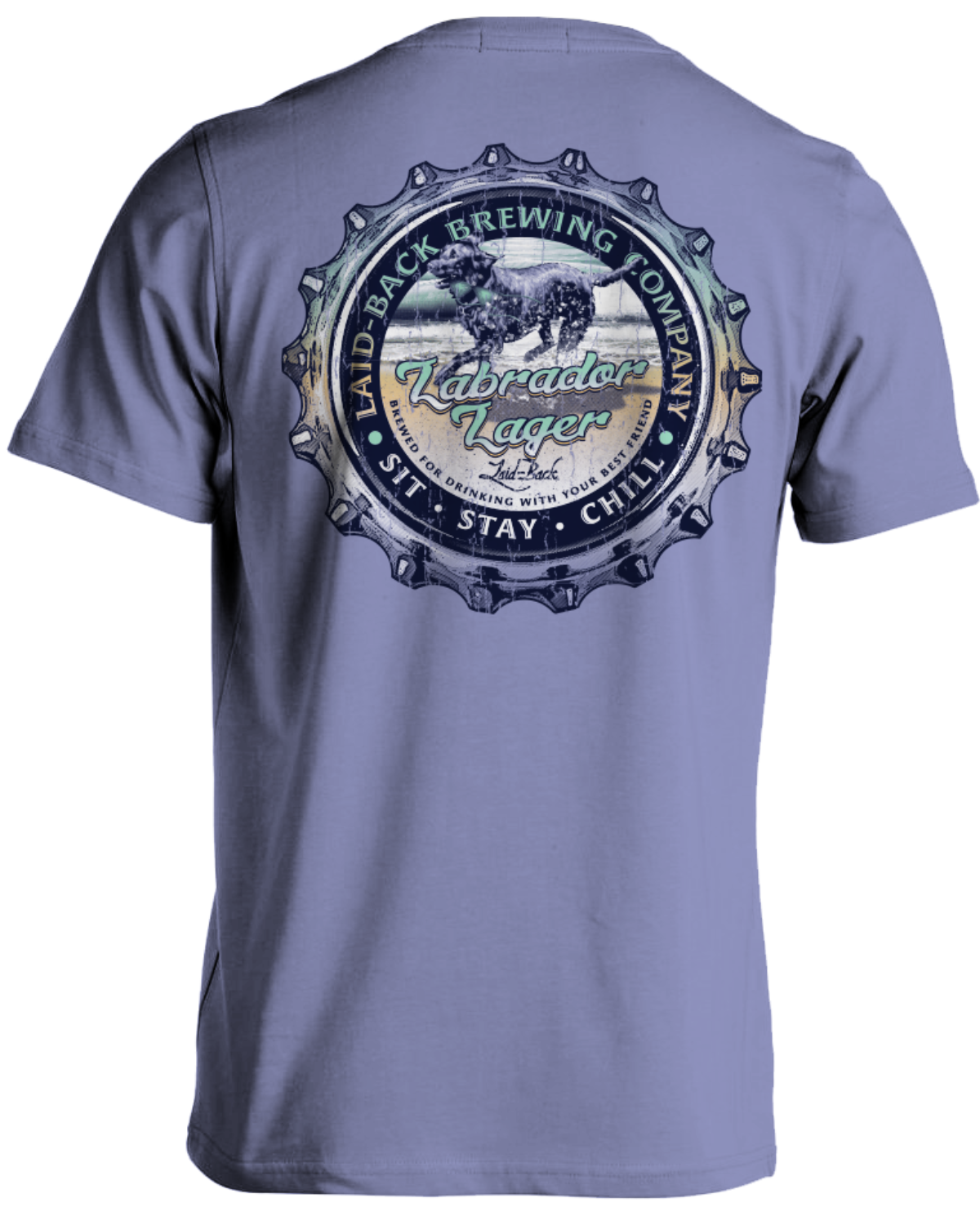 Bottle Cap Beach Lab T-Shirt