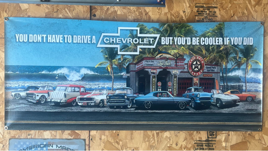 Chevy Reunion 55x19.5 Banner