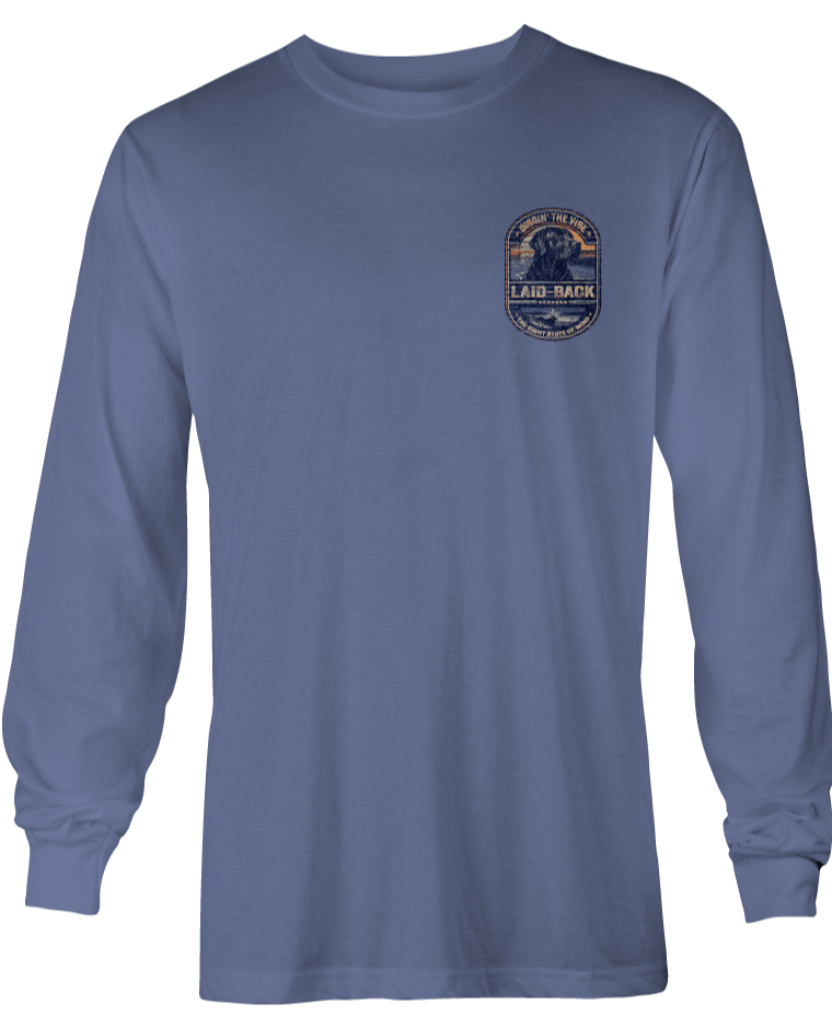 Foxhill Black Lab Long Sleeve T-Shirt | Dogs dig da beach by Laid-Back Foxhill Black Lab Long Sleeve T-Shirt | Dogs dig da beach by Laid-Back