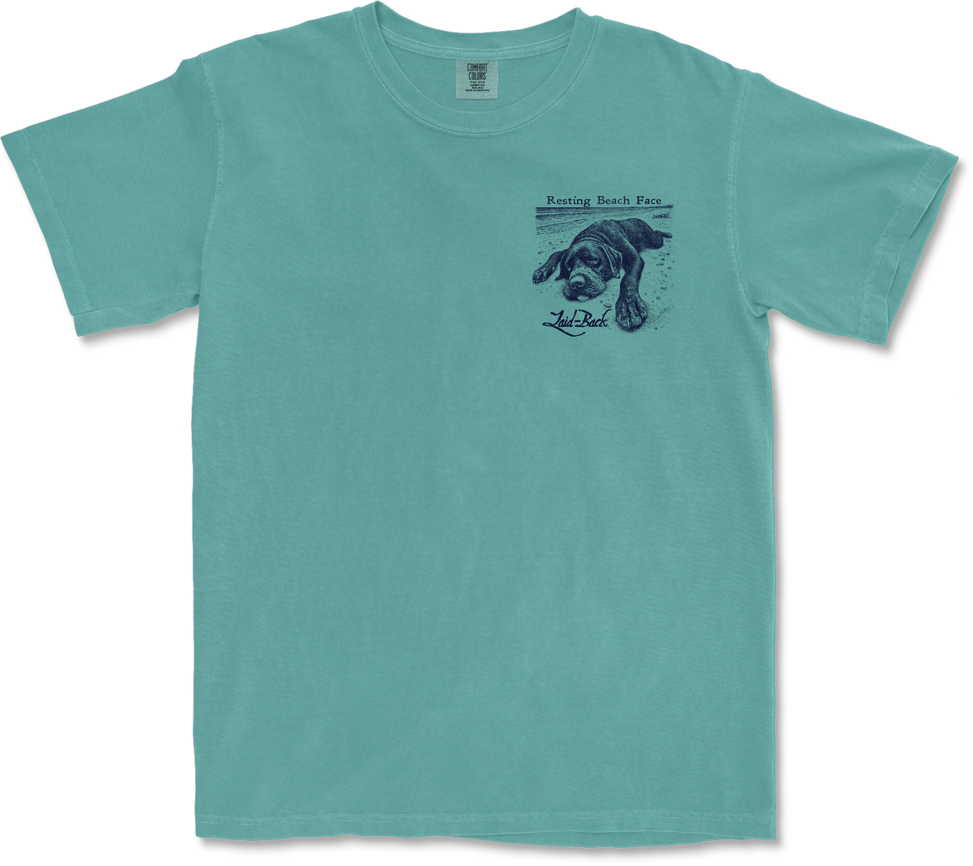 Resting Beach face T-Shirt