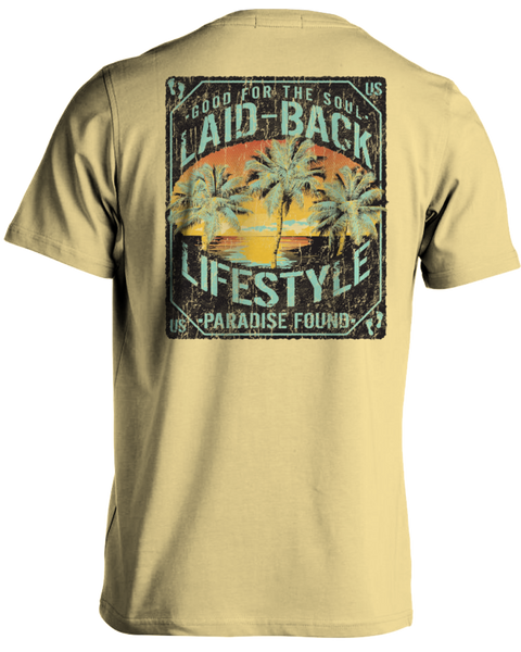 Quartz Palms Footprints T-Shirt | Toes in the sand Tee by Laid-Back Quartz Palms Footprints T-Shirt | Toes in the sand Tee by Laid-Back