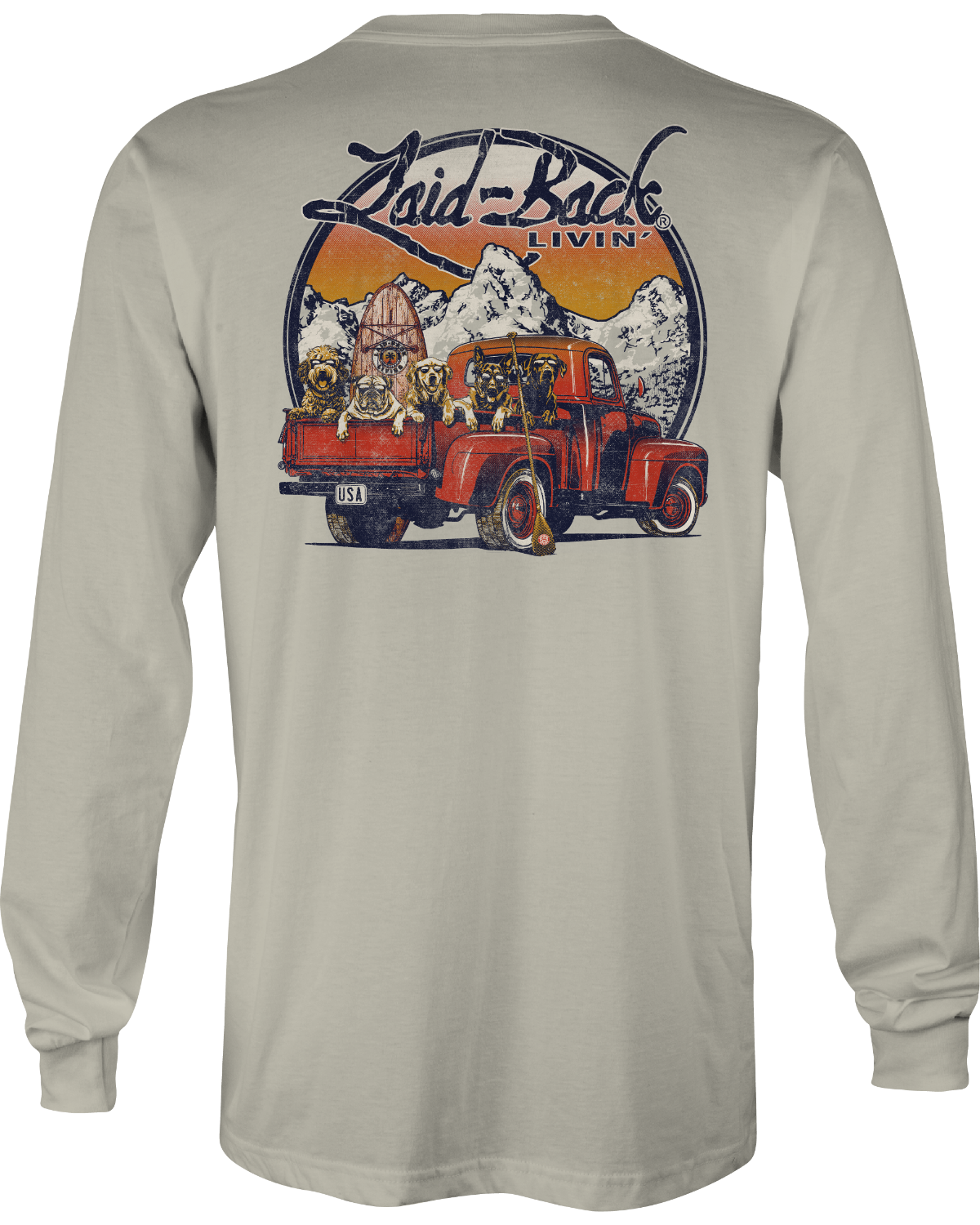 Reap Truck Dogs SUP Long Sleeve Performance Shirt