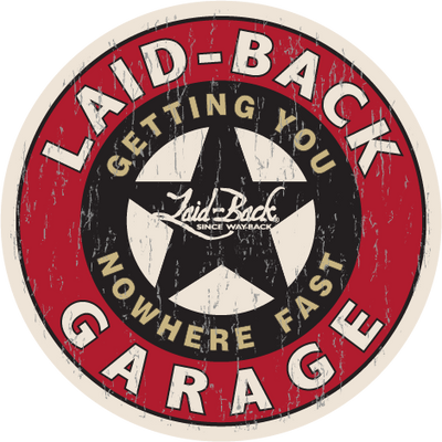 Garage Star Die Cut Sticker - Laid-Back