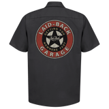 Garage Star Black Mechanic Shirt - Laid-Back