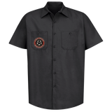 Garage Star Black Mechanic Shirt - Laid-Back
