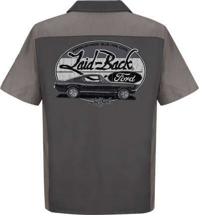 Halfway 65 Mustang 2-Tone Mechanic Shirt - Laid-Back