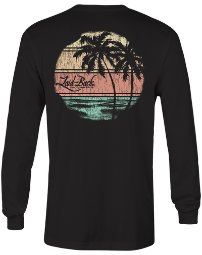 Arcade Palm Long Sleeve T-Shirt - Laid-Back