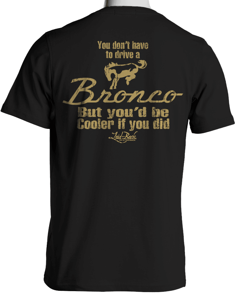 Cooler Bronco T-Shirt - Laid-Back