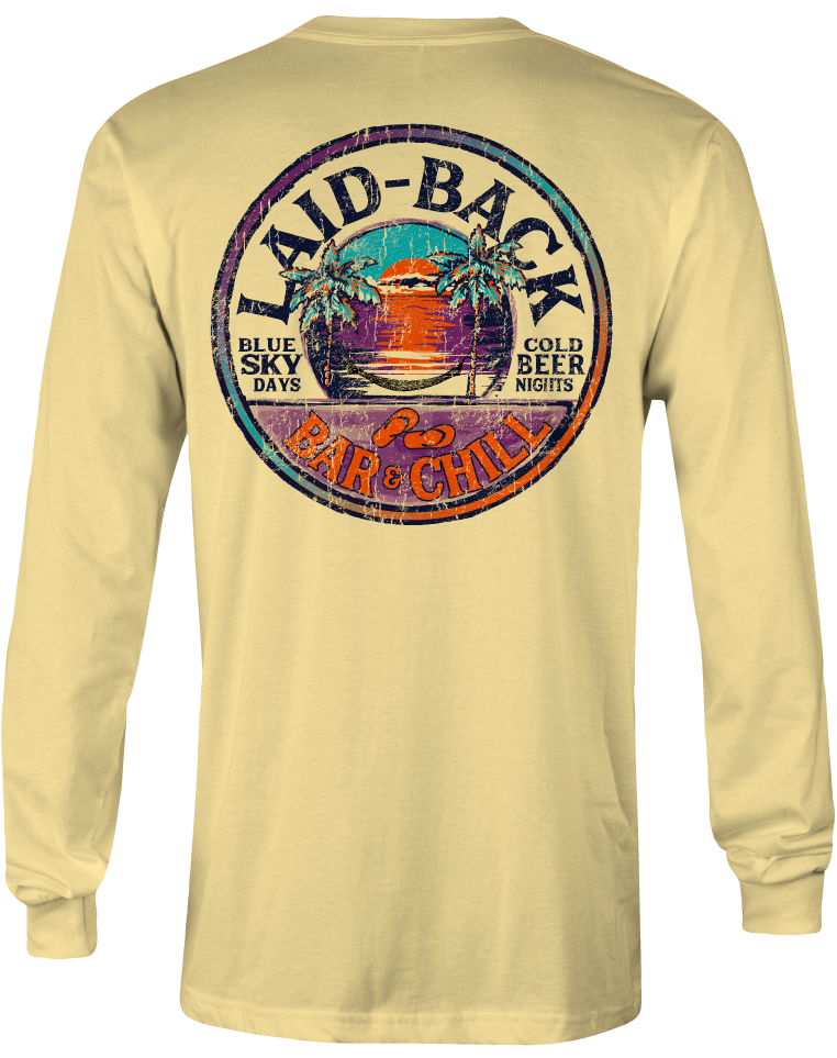 Essex Tropical Long Sleeve T-Shirt - Laid-Back