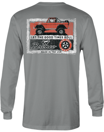 Rambler Bronco Long Sleeve T-Shirt - Laid-Back