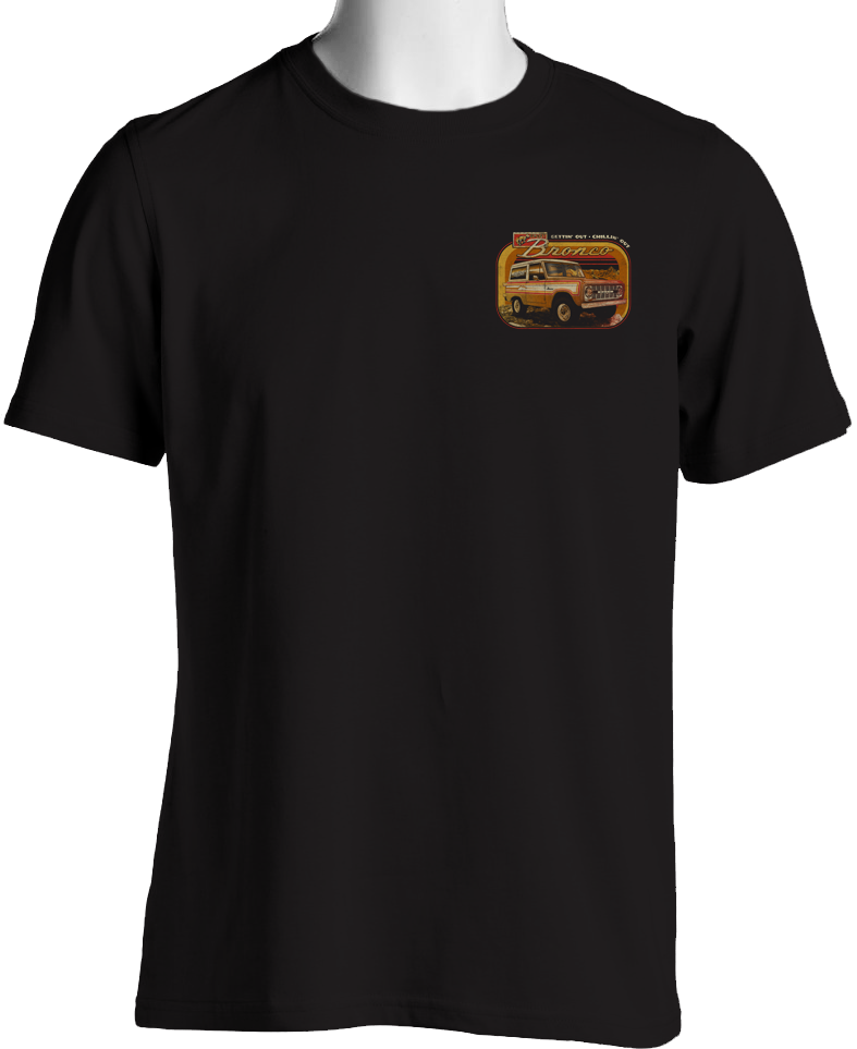 Motown 72 Bronco T-Shirt | Retro Ford Bronco Tee by Laid-Back USA 4XL