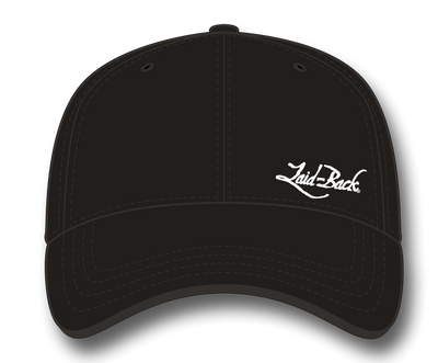 Simple Laid-Back Embroidered Flex Hat-Black - Laid-Back