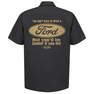 Cooler Ford Mechanic Shirt - Laid-Back