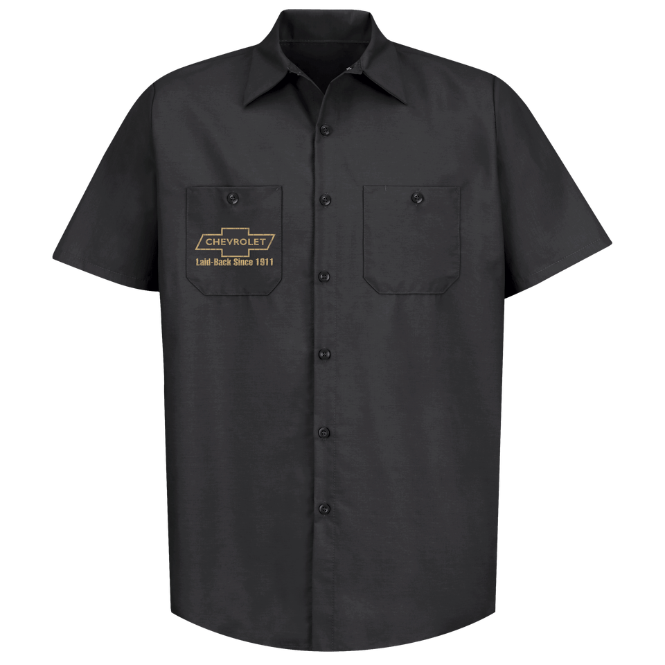 Cooler Chevy Mechanic Shirt - Laid-Back